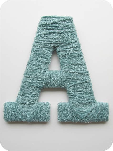 Crafting On A Budget Diy Yarn Wrapped Letters For Under