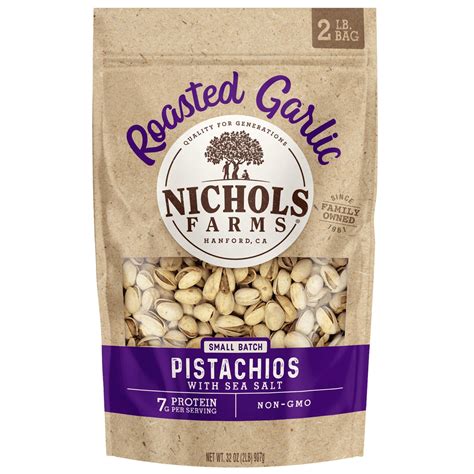 Buy Nichols Farms Pistachios Fresh Roasted Inshell Pistachio Ent