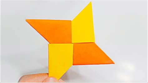 How To Make A Ninja Star Out Of Lined Paper Origami