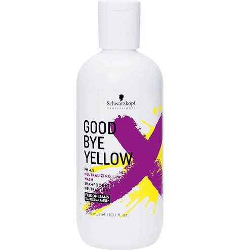 Shampoing bleu : Schwarzkopf Good Bye Yellow déjaunissant