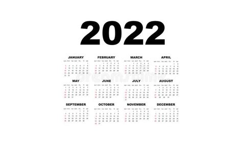 2022 Calendar Starting With Monday Trutwo