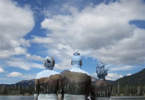 Artist Creates Body Art Series Of Models Painted To Match Scenic Landscapes