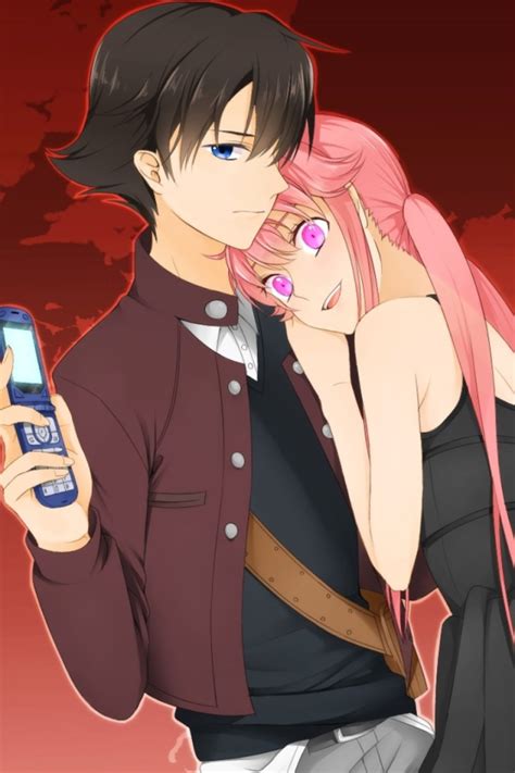 Mirai Nikki Yuno Gasai Yukiteru Amano 640x960 1