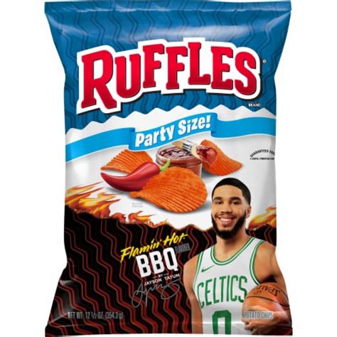 Ruffles® Flamin Hot Bbq Potato Chips Party Size 12 5 Oz Fred Meyer