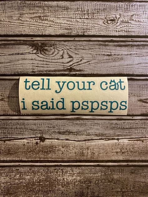 cat   pspsps decal car decal gifts  cat etsy cat