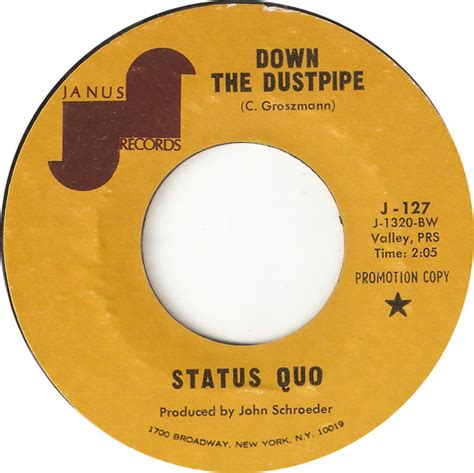 Status Quo Down The Dustpipe 1970 Vinyl Discogs