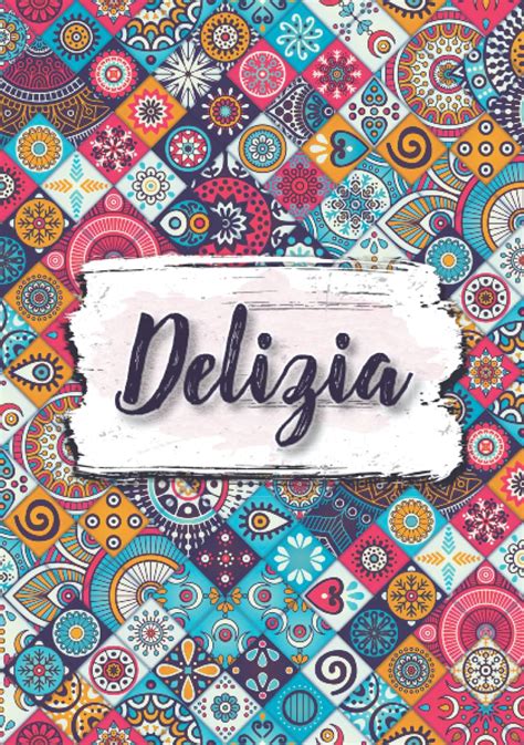 Buy Delizia Taccuino A5 Nome Personalizzato Delizia Regalo Di