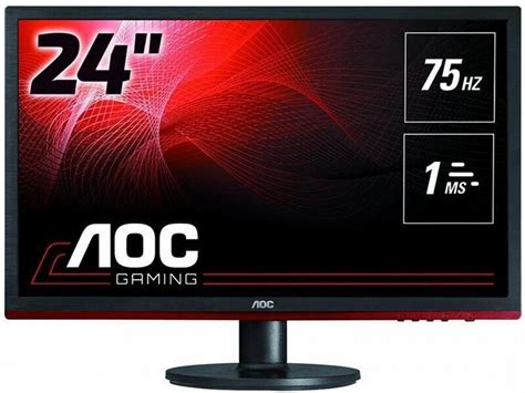 Aoc G2460vq6 Freesync Gaming Monitor 75hz 1ms Response Time In Hot