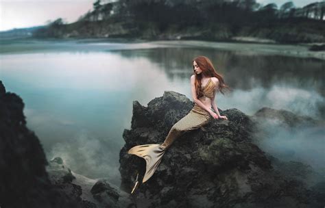 Fantasy Art Women Outdoors Mermaids Wallpapers Hd Desktop And