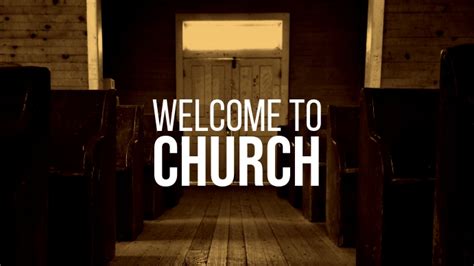 Welcome To Church Youtube Thumbnail Template Postermywall