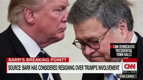 Wh Doj Deny Reports Barr Has Considered Resigning Over Trump Tweets