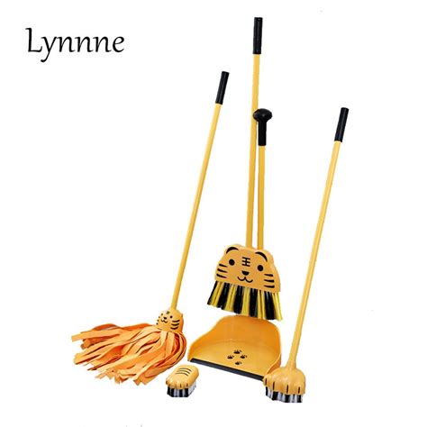 Get it as soon as tue, mar 16. Lynnne Mini Broom Dustpans Mop Set for Kids Sweep Floor ...