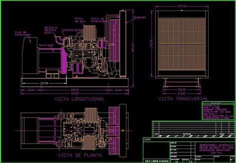 Electrical Generator Dwg Detail For Autocad Designs Cad