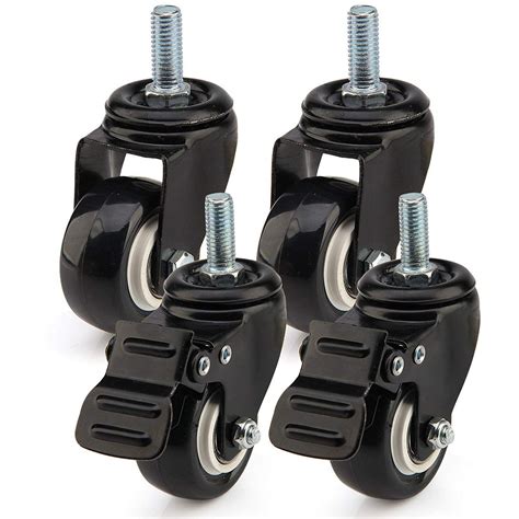 Replacing office chair casters is very easy if you. 4pcs Universal Heavy Duty 50mm Mute Wheel Replacement ...