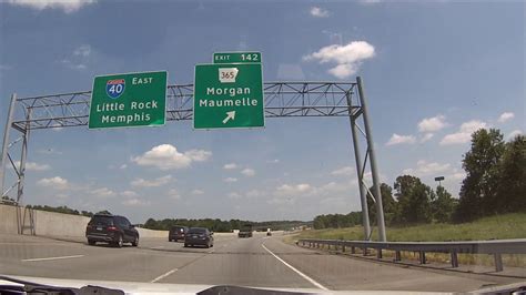 Interstate 40 Arkansas Mile 125 To Exit 159 Youtube