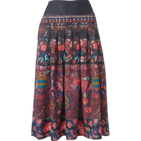 Thought Aubergine Tapestry Skirt Thought
