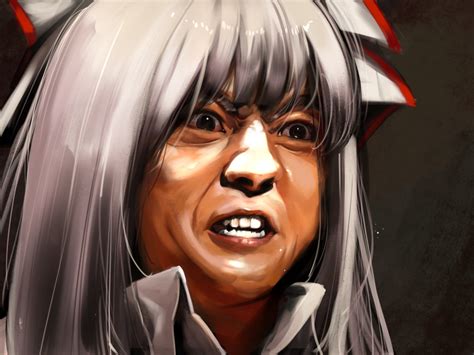 asutora fujiwara no mokou real life touhou silver hair commentary request highres 1girl