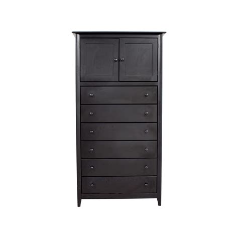 Our bedroom furniture category offers a great selection of dressers & chests of drawers and more. 79% OFF - Atlantic Furniture Atlantic Black Tall Boy Six ...