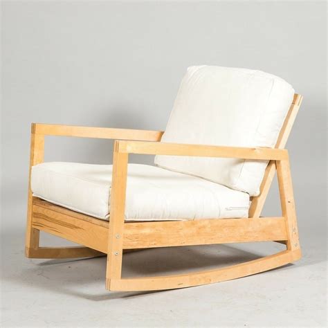 How to build a rocking chair. IKEA white cushioned rocking chair | in Aberdeenshire ...