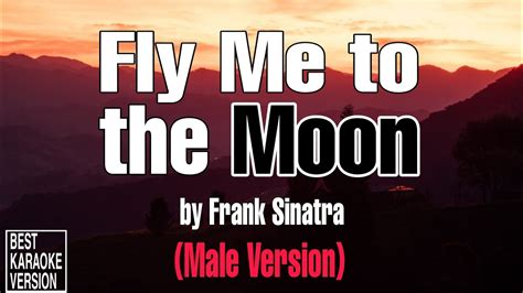 Fly Me To The Moon By Frank Sinatra BEST KARAOKE VERSION YouTube