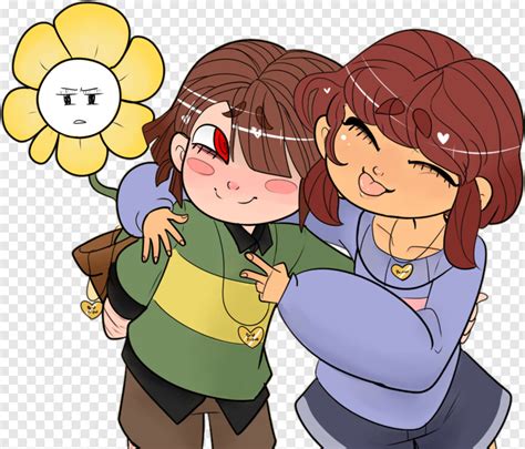As are over 100 of the monsters in the underground. Undertale Frisk - Cute Chara And Frisk, Png Download ...
