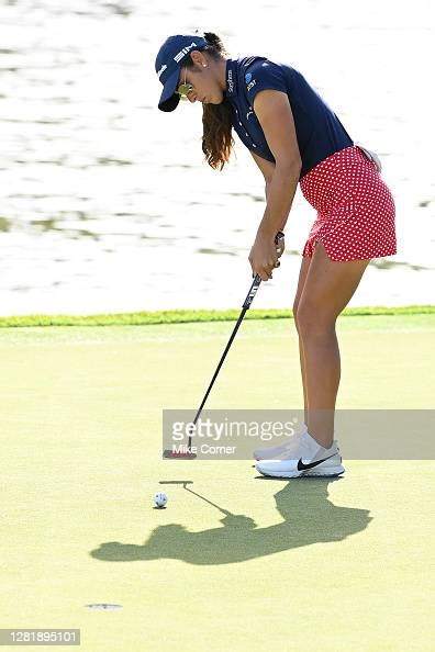 Maria Fassi Putts On The Ninth Hole During Round Two Of The 2020 Lpga