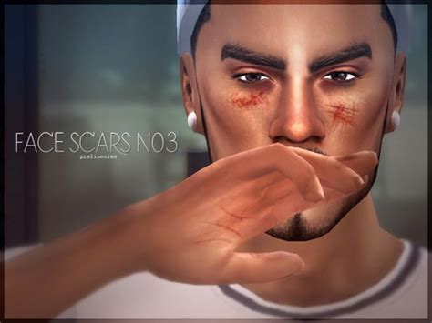 The Sims Resource Face Scars N03 By Pralinesims Sims 4 Downloads