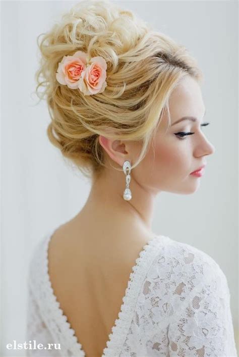 Wedding bun hairstyles are appropriate for various hair length from short to long, and they look amazing with almost every bridal style. HugeDomains.com | High updo wedding, High updo, Vintage ...