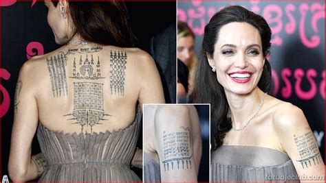 Angelina Jolie Tatuajes ¿qué Es Lo Que Significa Angelina
