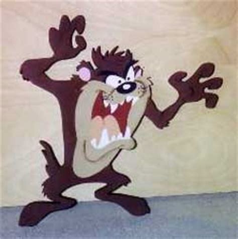 El demonio de tasmania, más bien conocido como taz, apareció en la serie de dibujos animados looney tunes de la warner bross. EL DEMONIO DE TASMANIA