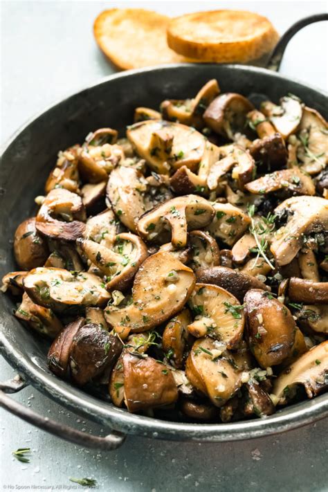 Easy Sauteed Mushrooms Recipe - No Spoon Necessary