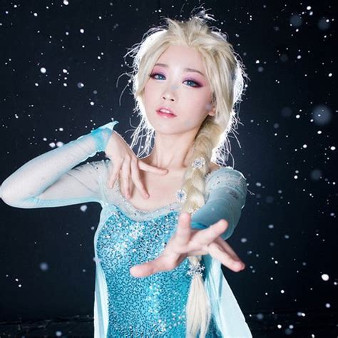 2013 New Movies Frozen Snow Queen Elsa Light Blonde Weaving Braid