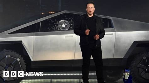 Elon Musk Reveals Why Cybertruck Window Smashed Bbc News