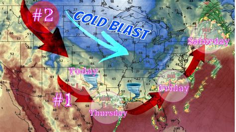 2 Huge Storms Coming Bringing Significant Impacts And Cold Weather Youtube