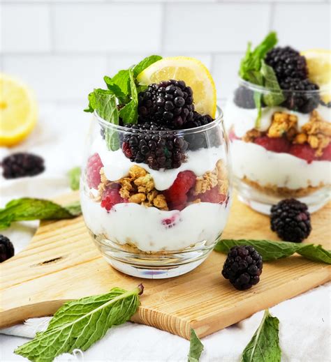 Simple Lemon Berry Greek Yogurt Parfait Beautiful Eats And Things