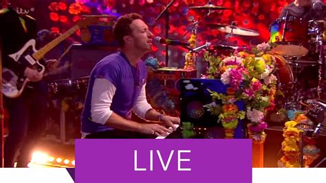 Coldplay Hymn For The Weekend Live At The Brit Awards 2016 Youtube