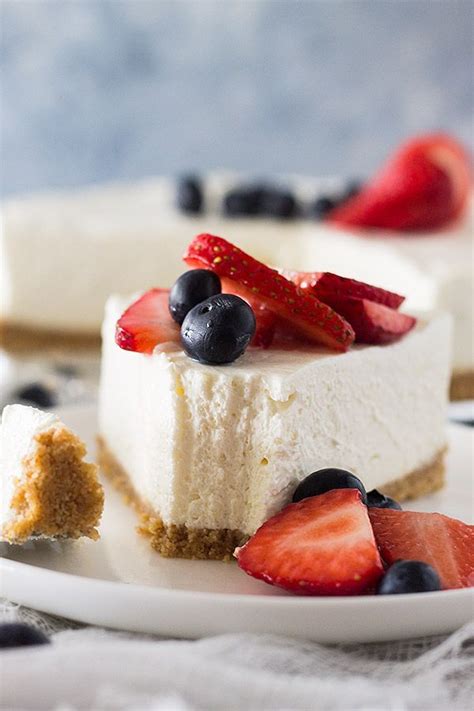 This No Bake Vanilla Cheesecake Is Super Simple To Make Its Smooth