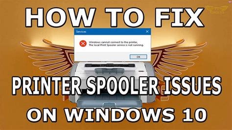 How To Fix Printer Spooler Issues On Windows 10 Fix Printer Issues