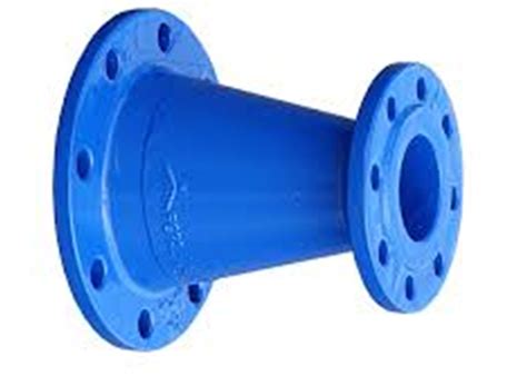 Dn100 To Dn500 Ductile Iron Fittings Double Flange Reducer With