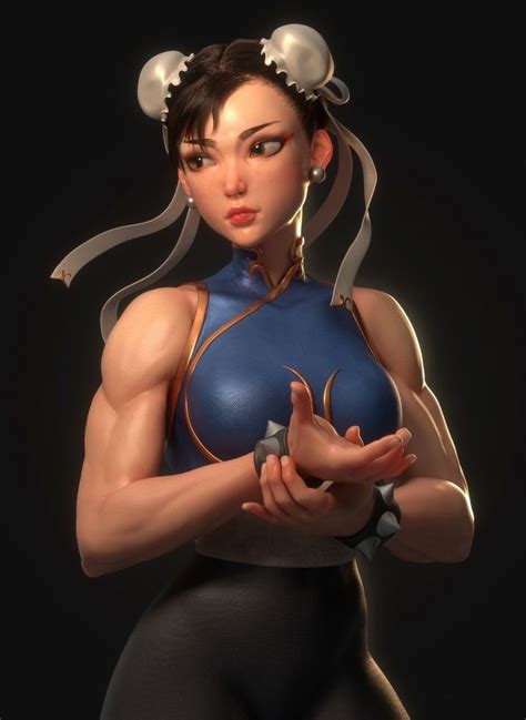 chun li sasawat intakul on artstation at artwork 8enwnr chun li