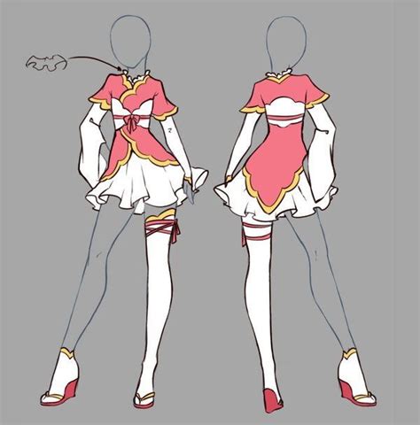 Pin By Oil On เสื้อผ้า Fashion Design Drawings Drawing Anime Clothes