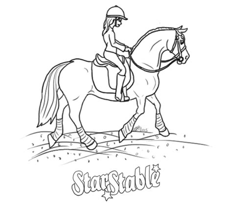Star Stable Morgan Pages Coloring Pages
