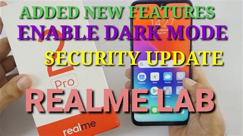 enable dark mode realme 2 pro youtube