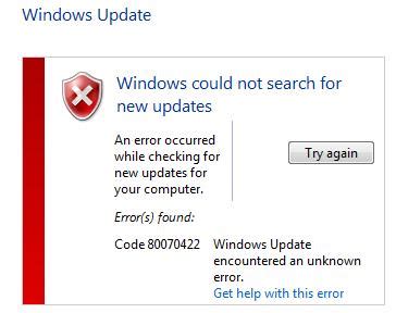Windows Update Failing In Vista Or Windows PCauthorities Com