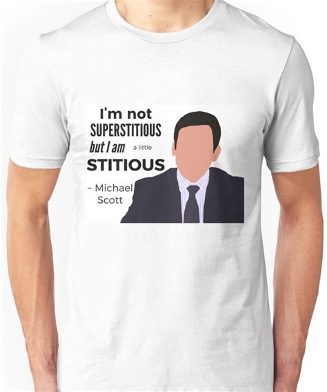 Superstitious Michael Scott The Office Us Essential T Shirt By