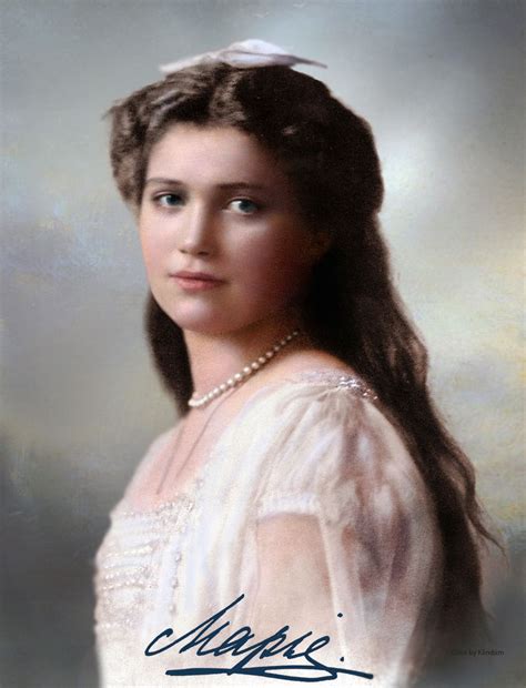 History Of Russia In Color Grand Duchess Maria Of Russia Tsar Nicholas Daughter Maria
