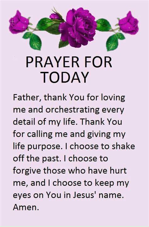 Prayer For Today Prayer For Today Prayer For The Day Inspirational