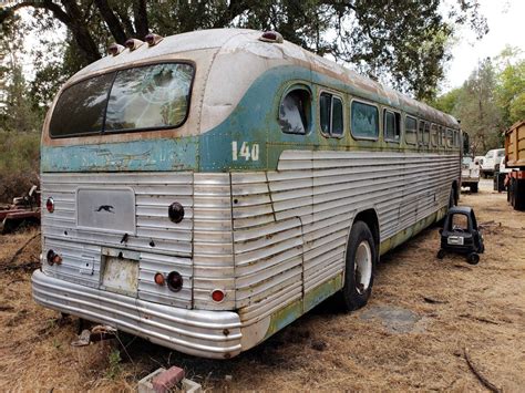1950 Gm Pd 4103 Vintage Greyhound Bus Project Deadclutch