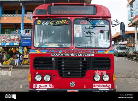 Local Bus Haputale Uva Province Sri Lanka Stock Photo Alamy