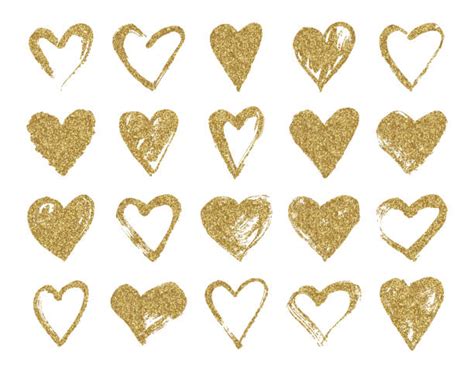 Gold Heart Illustrations Royalty Free Vector Graphics And Clip Art Istock